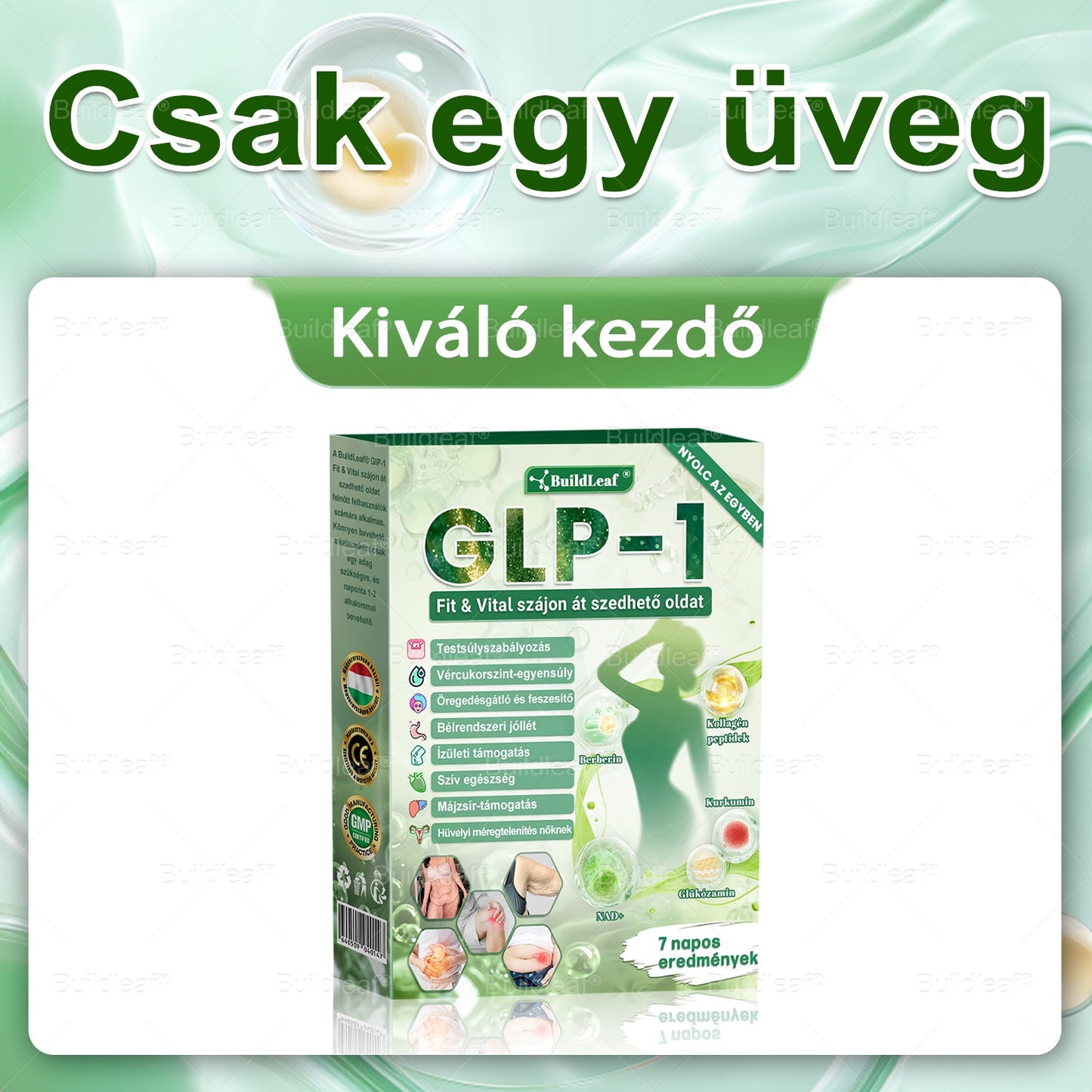 đšââïž Klinikai kutatĂĄsokkal igazolt | A BuildLeafÂź Berberine GLP-1 Pro SĂșlycsökkentĆ SzĂĄjon ĂĄt szedhetĆ oldat segĂthet a makacs sĂșlytöbblet, anyagcsere- Ă©s energiaproblĂ©mĂĄk kezelĂ©sĂ©ben, tĂĄmogatva a jobb közĂ©rzetet Ă©s vitalitĂĄst