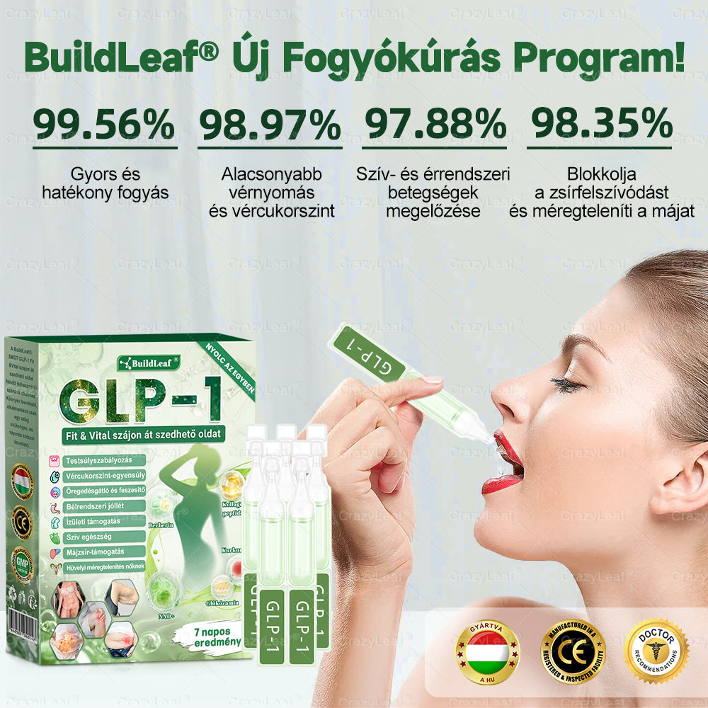 đšââïž Klinikai kutatĂĄsokkal igazolt | A BuildLeafÂź Berberine GLP-1 Pro SĂșlycsökkentĆ SzĂĄjon ĂĄt szedhetĆ oldat segĂthet a makacs sĂșlytöbblet, anyagcsere- Ă©s energiaproblĂ©mĂĄk kezelĂ©sĂ©ben, tĂĄmogatva a jobb közĂ©rzetet Ă©s vitalitĂĄst
